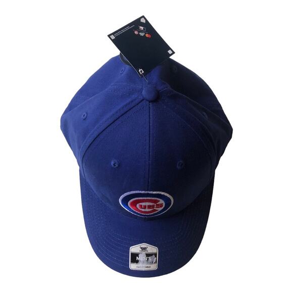Fan Favorite NWT MLB Men’s Royal Chicago Cubs Club Logo Adjustable Hat - Picture 6 of 14